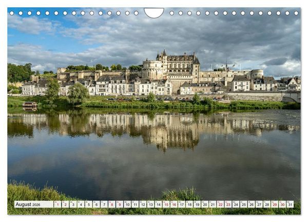 Produktbild: Die Schl&ouml;sser im Tal der Loire (Wandkalender 2026 DIN A4 quer), CALVENDO Monatskalender
