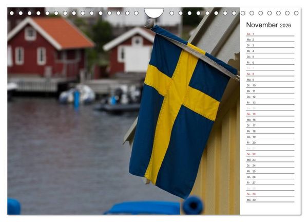 Produktbild: Unterwegs in Schweden (Wandkalender 2026 DIN A4 quer), CALVENDO Monatskalender