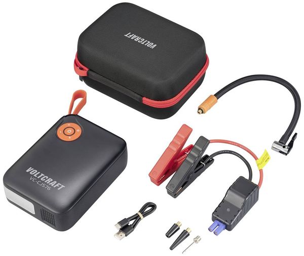 Produktbild: VOLTCRAFT Schnellstartsystem VC-CJS76 VC-16024485 Starthilfestrom (12 V)=300A 12 V-Ausgang 2x, USB-Steckdose 2x, Lade- und