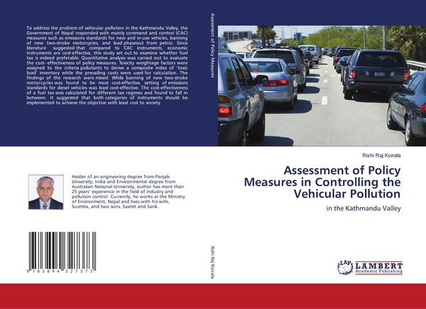 Produktbild: Assessment of Policy Measures in Controlling the Vehicular Pollution