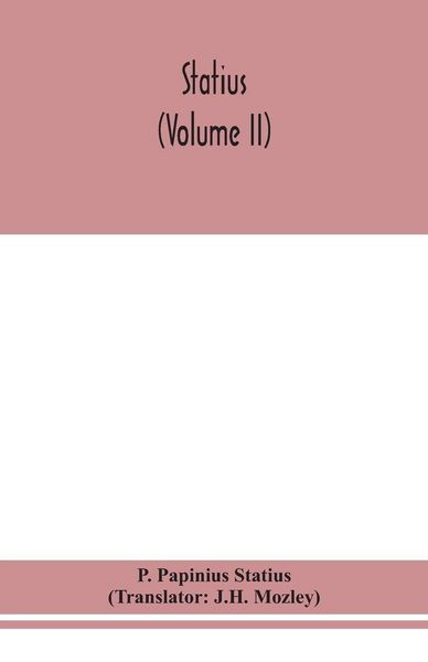 Produktbild: Statius (Volume Ii)