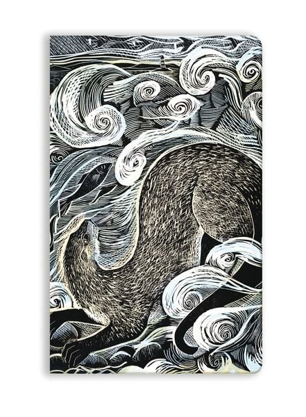 Produktbild: Premium Softcover Notizbuch: Angela Harding, Shetland Otter
