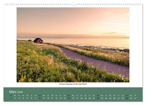 Produktbild: Heimat und Ferne, ein Jahr in Bildern (hochwertiger Premium Wandkalender 2026 DIN A2 quer), Kunstdruck in Hochglanz