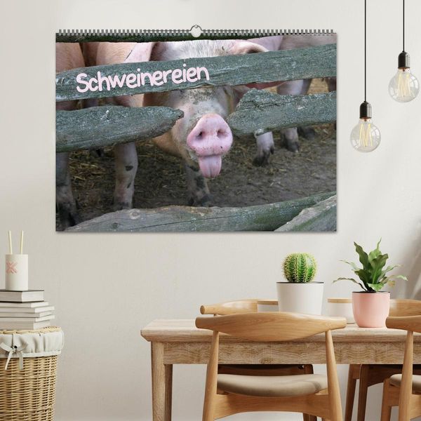Produktbild: Schweinereien (Wandkalender 2026 DIN A2 quer), CALVENDO Monatskalender