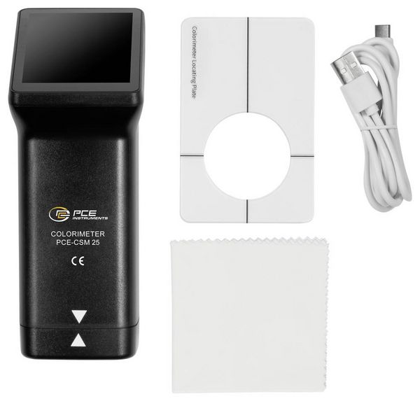 Produktbild: PCE Instruments Farbmessger&auml;t PCE-CSM 25 |D/8&deg; Messgeometrie mit SCI |15 Farbr&auml;ume &ndash; CIE Lab, Luv, LCh, Yxy und weitere