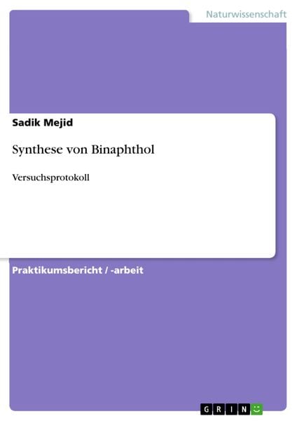 Produktbild: Synthese von Binaphthol
