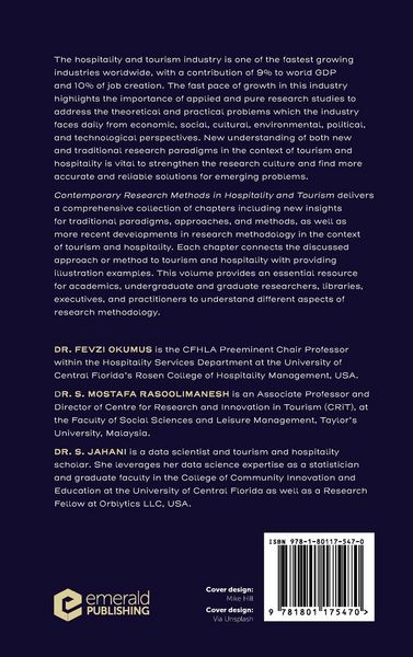 Produktbild: Contemporary Research Methods in Hospitality and Tourism