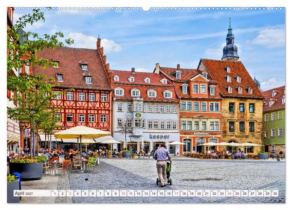 Produktbild: Coburg - Veste, Markt & mehr (hochwertiger Premium Wandkalender 2027 DIN A2 quer), Kunstdruck in Hochglanz