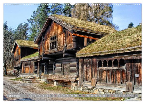 Produktbild: Norwegen (hochwertiger Premium Wandkalender 2026 DIN A2 quer), Kunstdruck in Hochglanz
