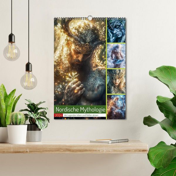 Produktbild: Nordische Mythologie (Wandkalender 2026 DIN A3 hoch), CALVENDO Monatskalender