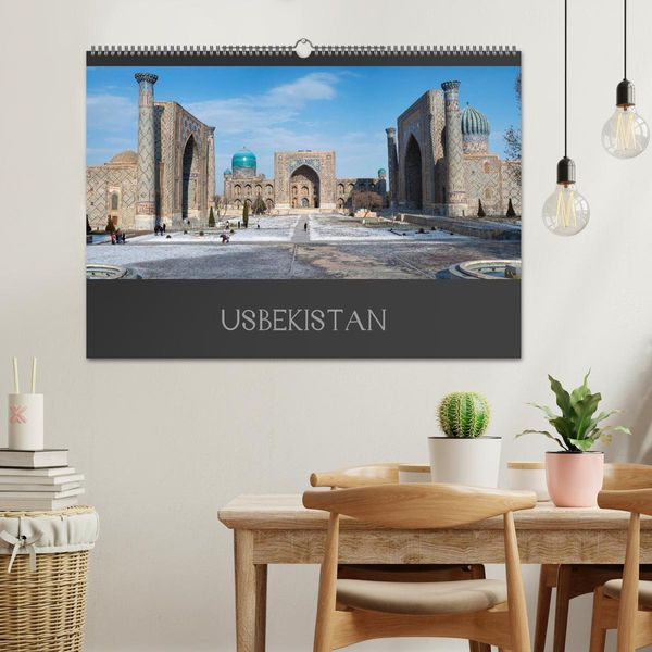 Produktbild: Usbekistan (Wandkalender 2026 DIN A2 quer), CALVENDO Monatskalender