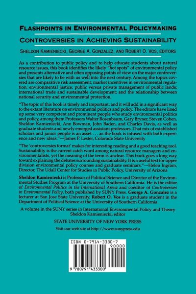 Produktbild: Flashpoints in Environmental Policymaking