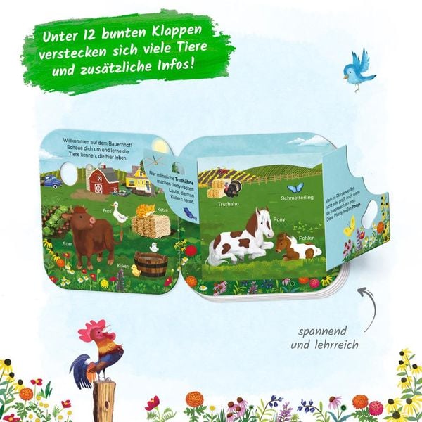 Produktbild: Tr&ouml;tsch Pappenbuch mit Klappen Mein erstes Klappenbuch Tiere auf dem Bauernhof