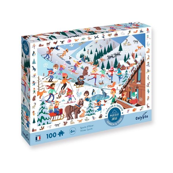 Wintersport 100 XL Teile Puzzle