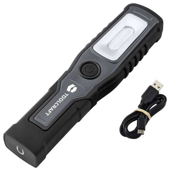 Produktbild: TOOLCRAFT LED, SMD LED Batteriebetriebener Handscheinwerfer, Handlampe TC-1000A 1000 lm TO-11105778