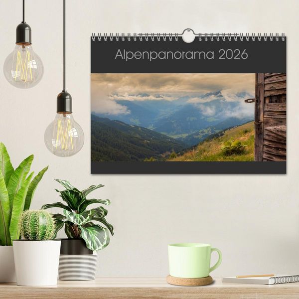 Produktbild: Alpenpanorama 2026 (Wandkalender 2026 DIN A4 quer), CALVENDO Monatskalender