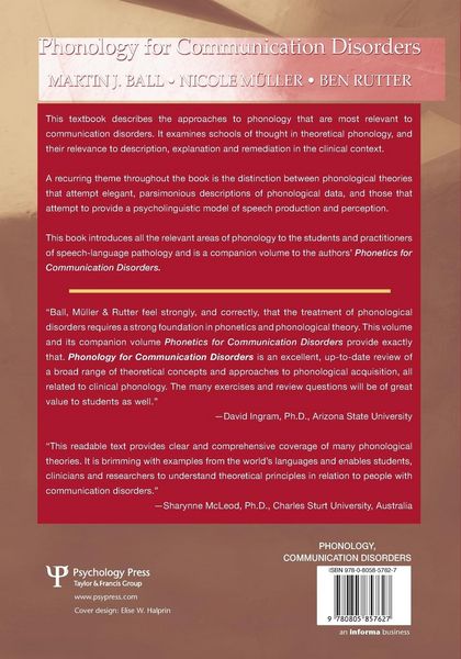 Produktbild: Phonology for Communication Disorders