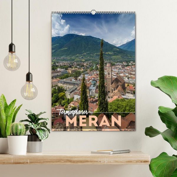 Produktbild: MERAN Terminplaner (Wandkalender 2026 DIN A2 hoch), CALVENDO Monatskalender