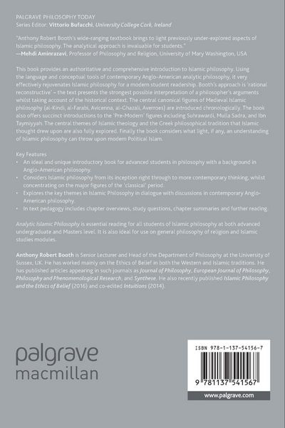 Produktbild: Analytic Islamic Philosophy
