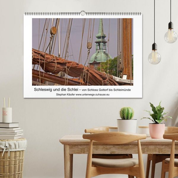 Produktbild: Schleswig und die Schlei - von Schloss Gottorf bis Schleim&uuml;nde (Wandkalender 2027 DIN A2 quer), CALVENDO Monatskalender