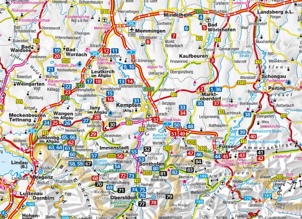 Produktbild: KOMPASS Wanderf&uuml;hrer Wandertrilogie Allg&auml;u