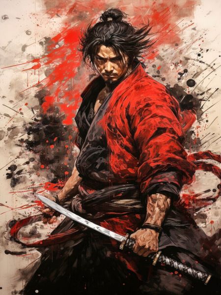 Produktbild: CALVENDO Puzzle Der k&auml;mpferische Samurai | 1000 Teile Lege-Gr&ouml;&szlig;e 64x48cm Foto-Puzzle f&uuml;r gl&uuml;ckliche Stunden