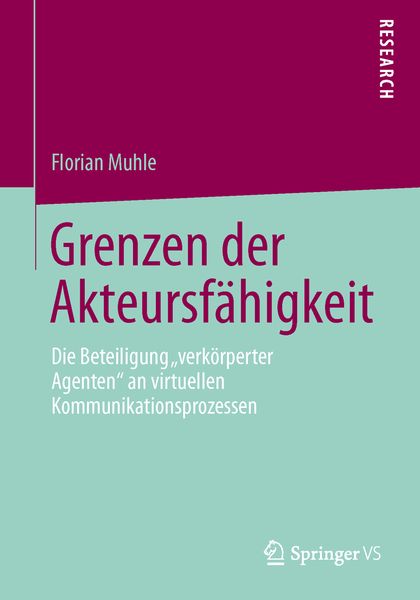 Produktbild: Grenzen der Akteursf&auml;higkeit
