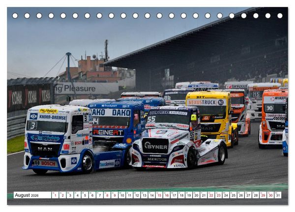 Produktbild: Abenteuer TRUCK RACING (Tischkalender 2026 DIN A5 quer), CALVENDO Monatskalender