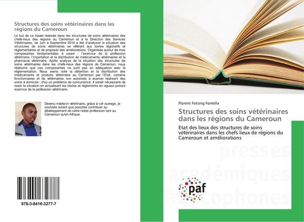 Produktbild: Structures des soins v&eacute;t&eacute;rinaires dans les r&eacute;gions du Cameroun