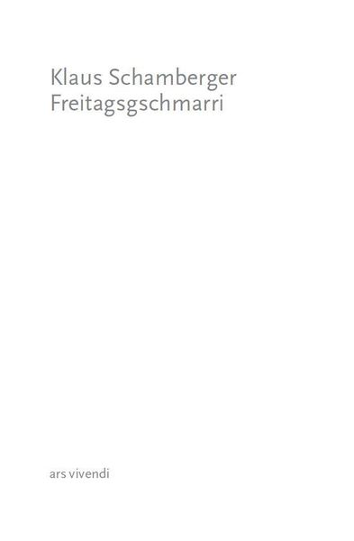 Produktbild: Freitagsgschmarri
