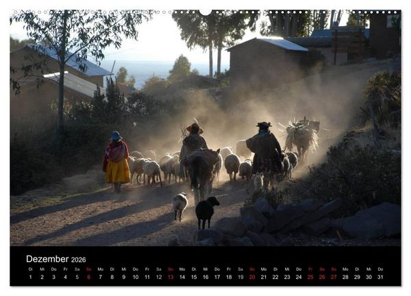 Produktbild: Peru &ndash; unterwegs (Wandkalender 2026 DIN A2 quer), CALVENDO Monatskalender