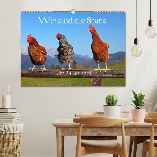 Produktbild: Wir sind die Stars am Bauernhof (Wandkalender 2026 DIN A2 quer), CALVENDO Monatskalender