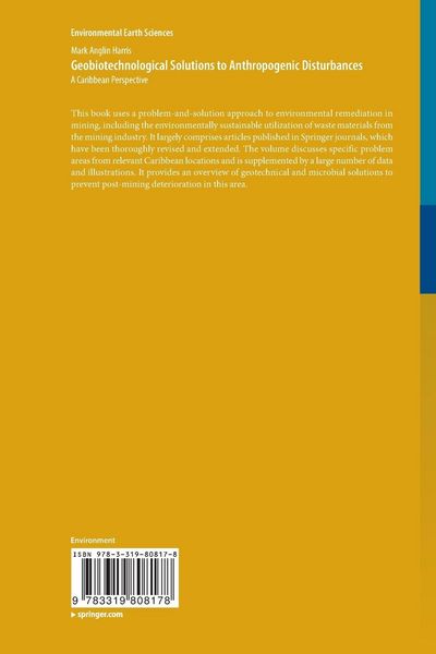 Produktbild: Geobiotechnological Solutions to Anthropogenic Disturbances