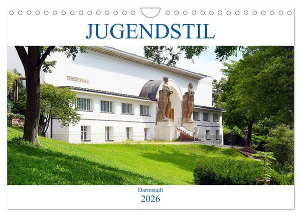 Jugendstil - Darmstadt (Wandkalender 2026 DIN A4 quer), CALVENDO Monatskalender