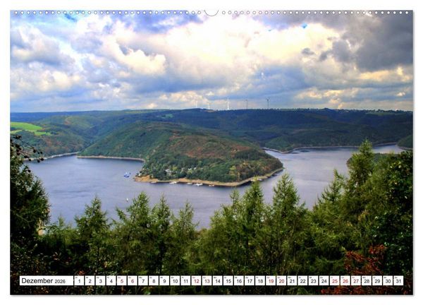 Produktbild: Sehenswertes in der Eifel - Am Rursee unterwegs (hochwertiger Premium Wandkalender 2026 DIN A2 quer), Kunstdruck in Hochglanz