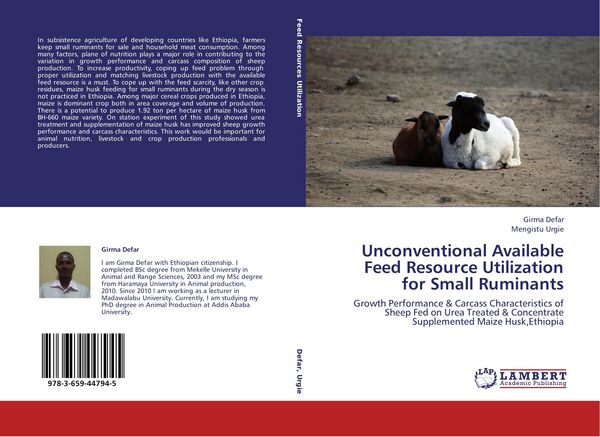 Produktbild: Unconventional Available Feed Resource Utilization for Small Ruminants