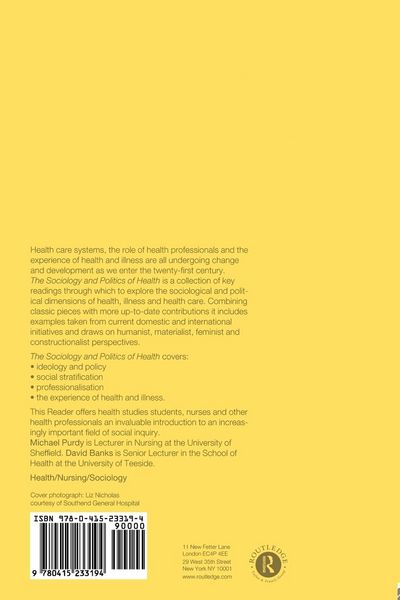 Produktbild: The Sociology and Politics of Health