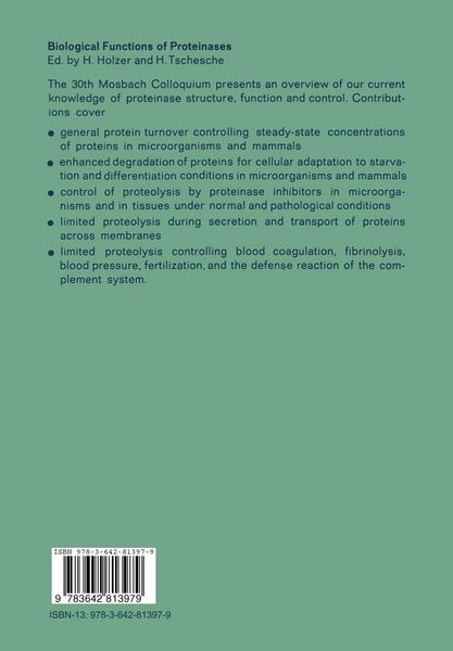 Produktbild: Biological Functions of Proteinases