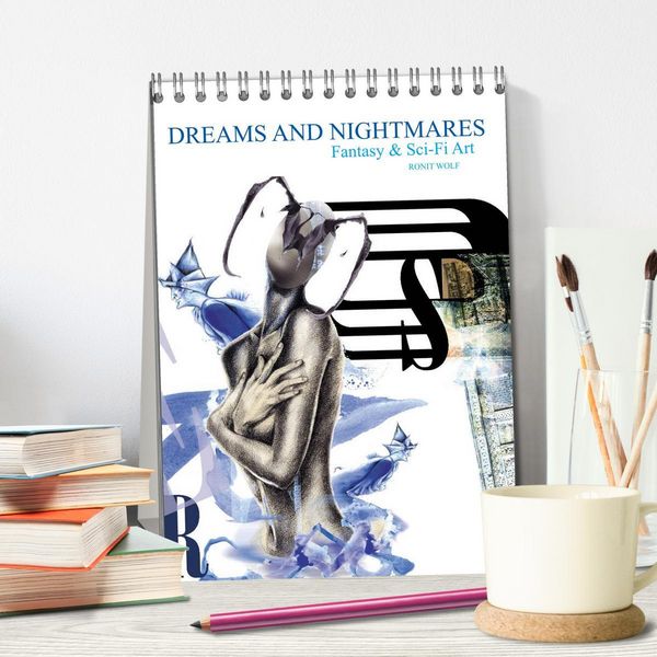 Produktbild: Dreams and Nightmares - Fantasy & Sci-Fi Art / 2026 (Tischkalender 2026 DIN A5 hoch), CALVENDO Monatskalender