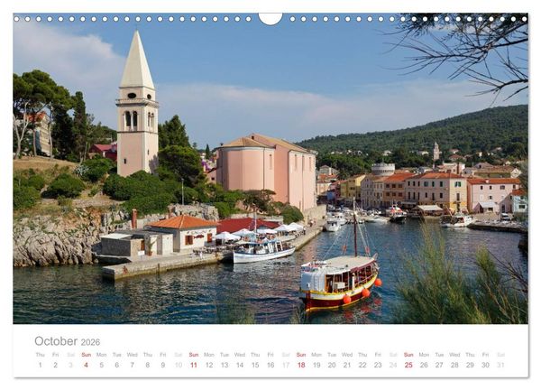 Produktbild: Adriatic Coast Croatia / UK-Version (Wall Calendar 2026 DIN A3 landscape), CALVENDO 12 Month Wall Calendar