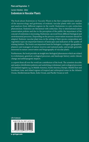 Produktbild: Endemism in Vascular Plants