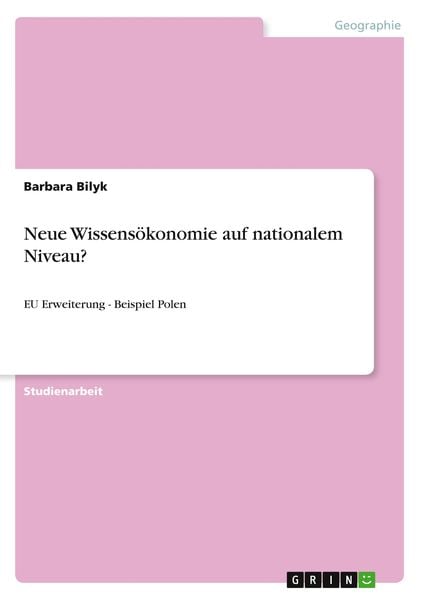 Produktbild: Neue Wissens&ouml;konomie auf nationalem Niveau?