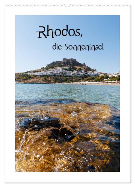 Produktbild: Rhodos, die Sonneninsel (Wandkalender 2026 DIN A2 hoch), CALVENDO Monatskalender
