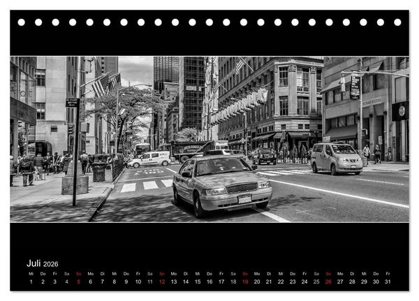 Produktbild: NEW YORK CITY H&ouml;hepunkte im Panoramaformat (Tischkalender 2026 DIN A5 quer), CALVENDO Monatskalender