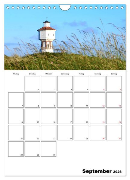 Produktbild: Langeoog - eine Trauminsel (Wandkalender 2026 DIN A4 hoch), CALVENDO Monatskalender