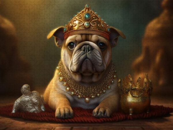 Produktbild: CALVENDO Puzzle Der Froschk&ouml;nig | 1000 Teile Lege-Gr&ouml;&szlig;e 64x48cm Foto-Puzzle f&uuml;r gl&uuml;ckliche Stunden