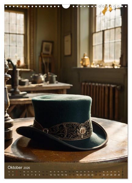 Produktbild: Historische H&uuml;te - stilvoll und elegant (Wandkalender 2026 DIN A3 hoch), CALVENDO Monatskalender