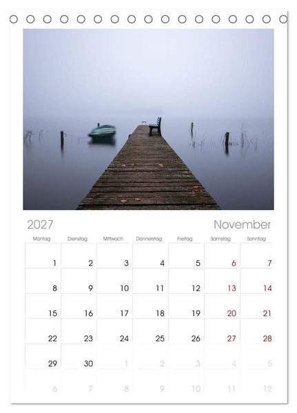 Produktbild: Tischplaner 2027 - Lychen - zwischen Wald und Seen (A5 Tischkalender zum Aufstellen) CALVENDO