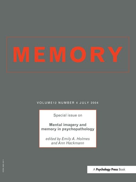 Produktbild: Mental Imagery and Memory in Psychopathology