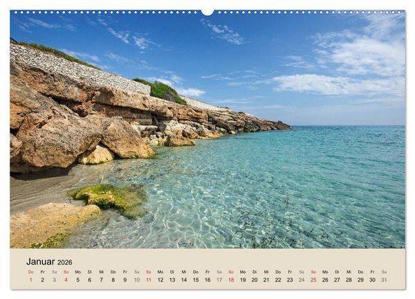 Produktbild: Mallorca - Traumhafte Balearen Insel (Wandkalender 2026 DIN A2 quer), CALVENDO Monatskalender